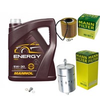 Mann Inspektionspaket Filterset 5L Mannol Energy 5W-30 FüR BMW E30 318I 316I