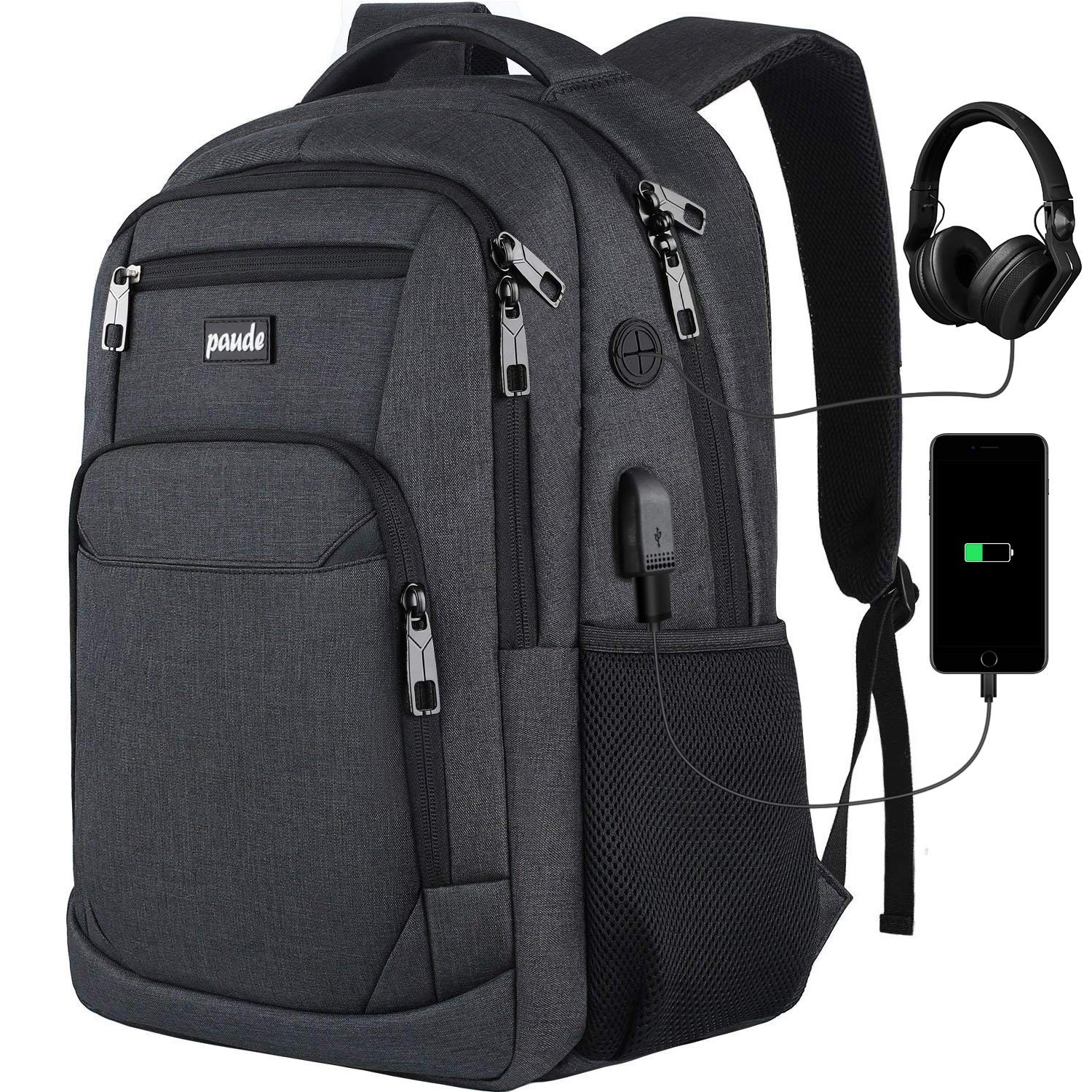 17.3 Inch Laptop Backpack for Men Women Teens - Durable School Travel Backpack