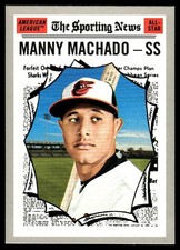 Manny Machado 2019 Topps Heritage #354 Baltimore Orioles FREE SHIP AutographDen
