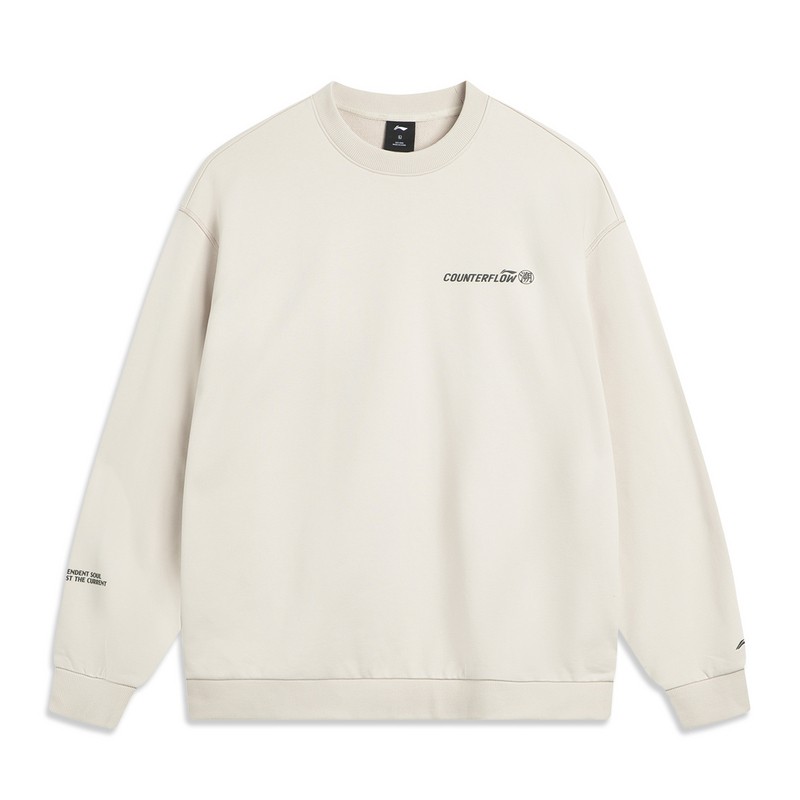 Li-Ning CF Loose Fit Pullover Minimalist Sweatshirt