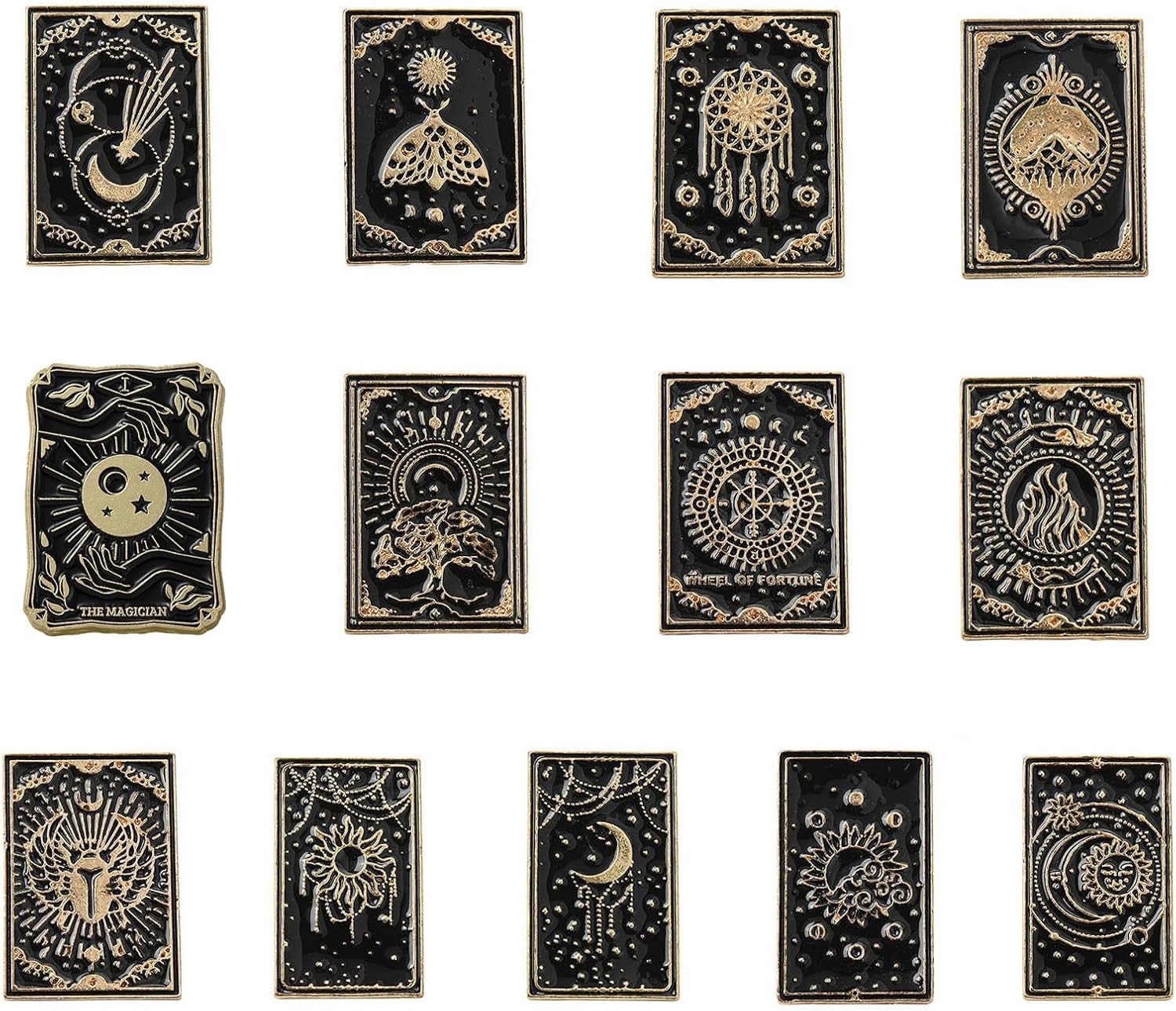 Animal Elegant Flower Food Theme Brooch Pins Scarf Rings for DIY Jewelry Clothes