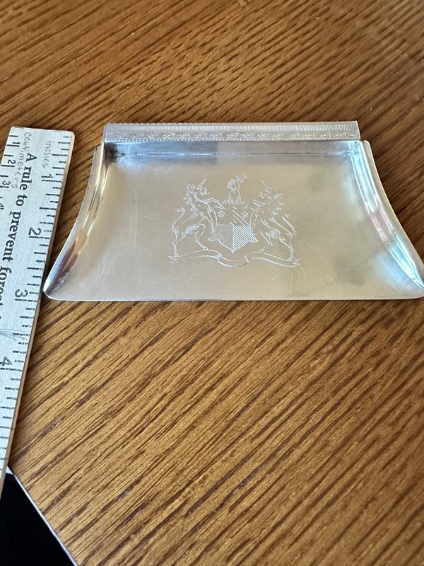 Silver Plated Crumb Dish Sheffield Silver Made in USA