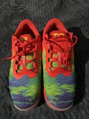 TYR CXT-2 Trainer Men 12.5 Women 14 Athletic Training Shoes Red Tie Dye