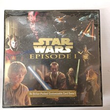 Star Wars Episode 1 Customizable Card Game 1999 Decipher Sealed Box 160 Cards .