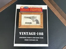 NOS Vintage 1957 Hubley Miniature "Frontier" Colt 6 Shooter Cap Toy #238 Rare!