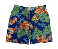 Polo Ralph Lauren Hawaiian Multi-Color Floral Classic Men's Swimsuit Trunks LG
