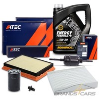 Atec Inspektionspaket Filtersatz FÜR Ford Fiesta 5 JH JD Fusion JU 1.3 1.6 01-08