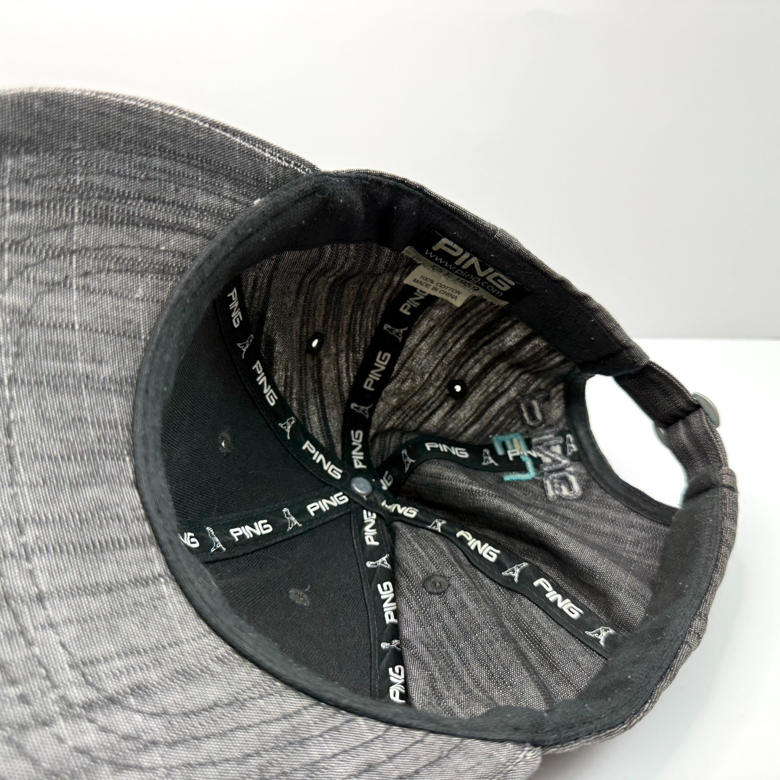 PING Baseball Cap Golf Hat Adjustable Strapback H… - image 5