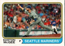 2023 Topps Heritage Easton McGee Rookie Seattle Mariners #178