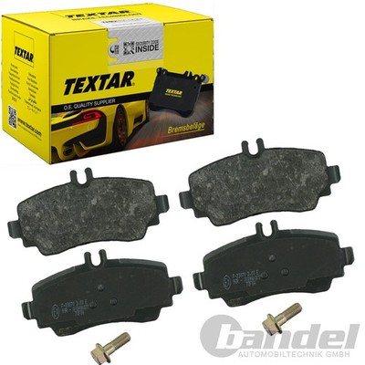 TEXTAR BREMSBELÄGE VORNE für MERCEDES A KLASSE W168 A 140 160 170 190 210 CDI