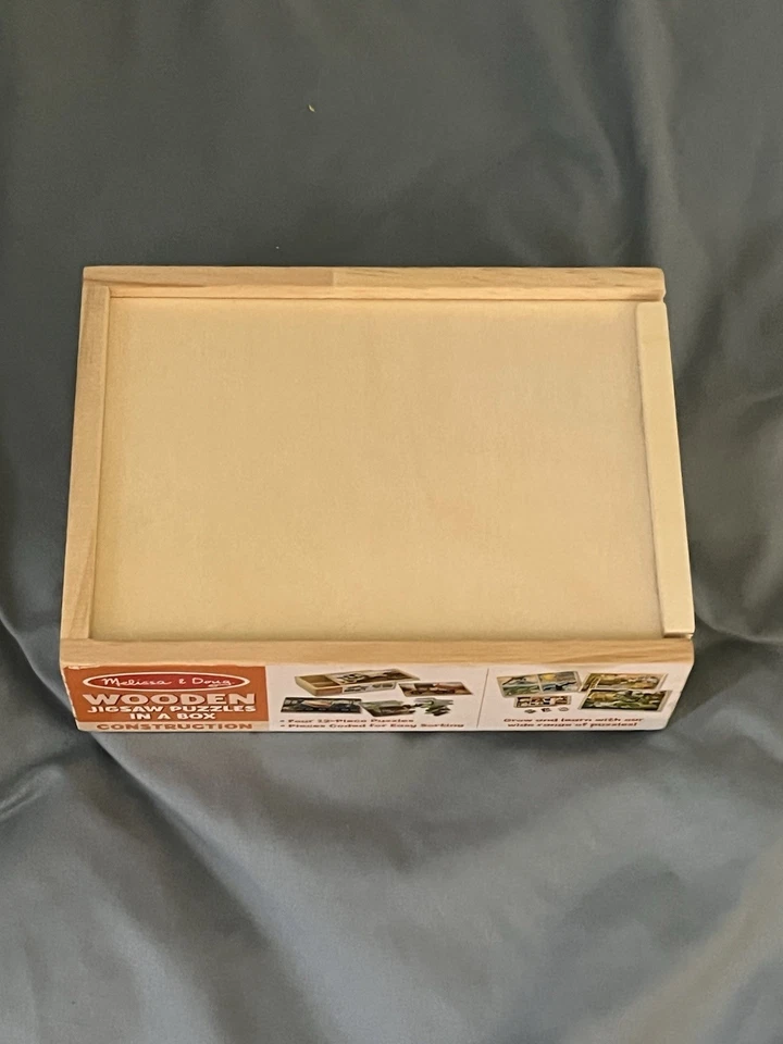 Rompecabezas Melissa and Doug 4 rompecabezas completos para niños con caja de almacenamiento Foto 4 de 4