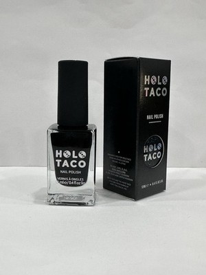 Holo Taco One-Coat Black Nail Polish Black Gloss 0.4 fl oz MPN P661 24M
