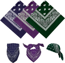 3Er-Set Bandana, Vielseitig Einsetzbares Haar...