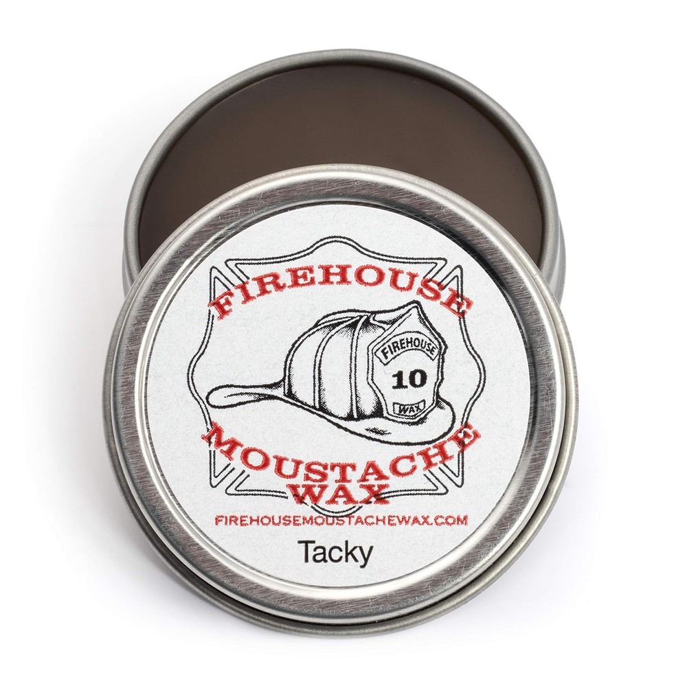 Firehouse Moustache Wax Wacky Tacky Strong Hold Dark Mustache Styling Wax