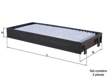 KNECHT Innenraumfilter LAK 221/S Aktivkohlefilter für BMW E70 E71 F16 X5 F85 E72