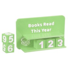 Books Read This Year Tracker for Reader Book Lovers Teachers, Light Green