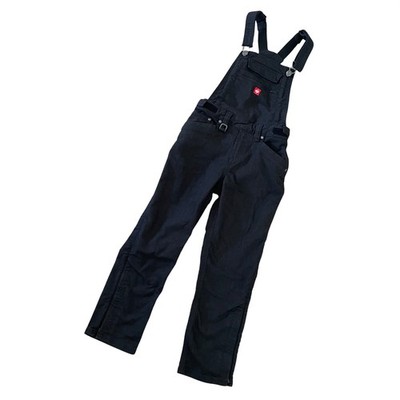 Engelbert Strauss WorkWear Black Bib Overalls Kids 9-10y Youth kinder Pants