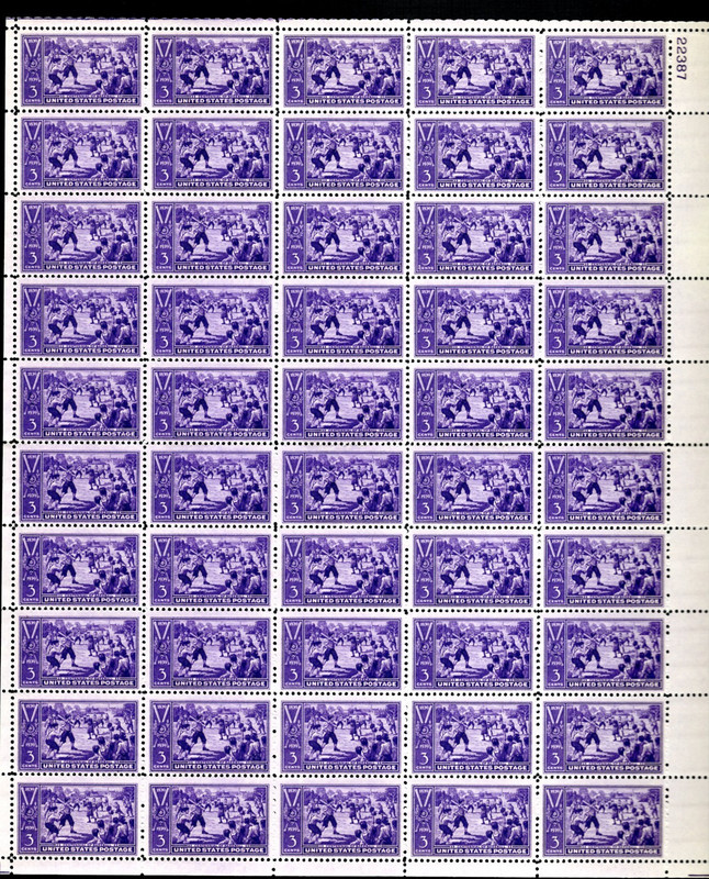 MINT BASEBALL STAMP SHEETS MNH 1939 CENTENNIAL & ROBINSON & CLEMENTE & 2 GEHRIG