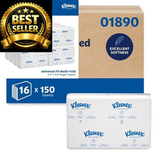 Kleenex Professional Universal Multifold Paper 150 Count Pack of 16 , White