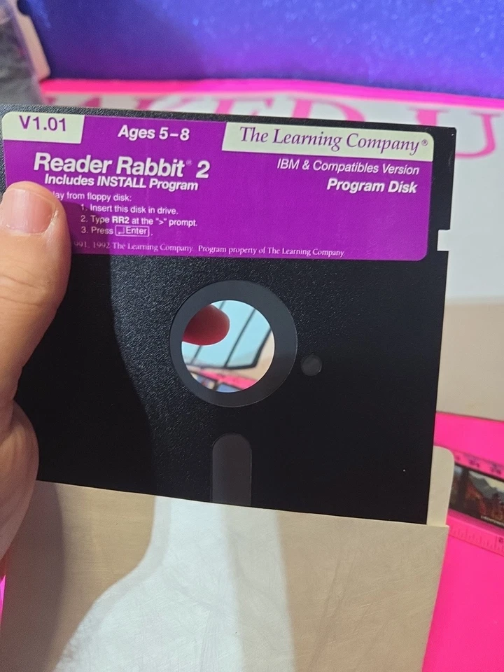 Reader Rabbit 2; IBM, Tandy & compatibles DOS program disc; The Learning Company - Image 3 of 3