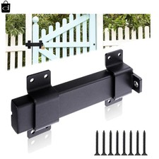 Slide Gate Latch Heavy Duty Door Latch with Padlock Hole Adjustable Latch Lock