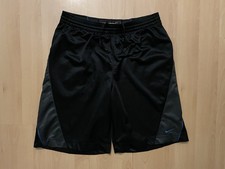 Vintage Nike Basketball Size Large Black/Blue Athletic Shorts Drawstring Y2K
