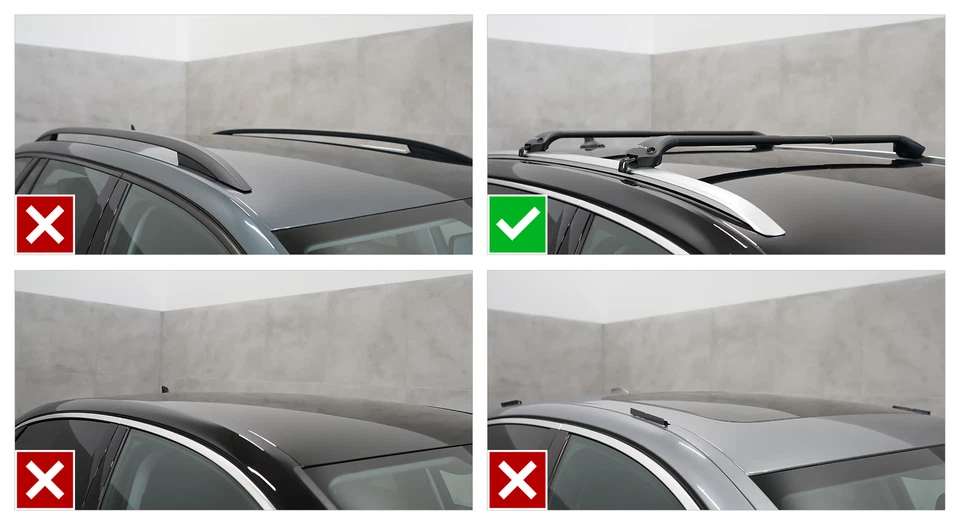 Dachträger für VW Passat B8 Variant Kombi ab 2015- mit geschlossener Dachreling - Bild 2 von 4