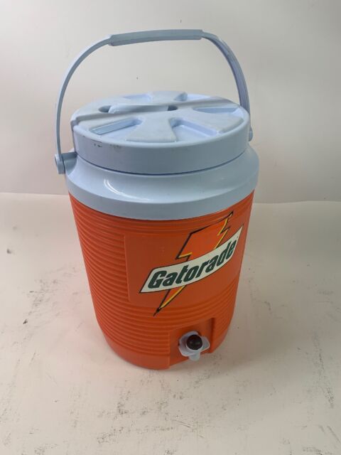 Gatorade 2 Gallon Rubbermaid Beverage Drink Cooler Jug With Top & Botto...
