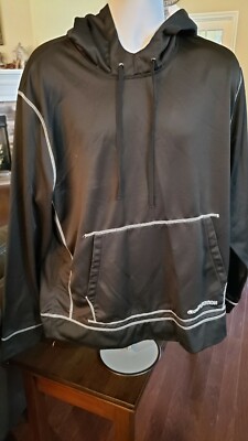 Ecko Function Performance Black Hooded Sweatshirt Sz:2xl