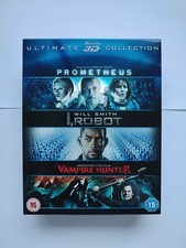 Prometheus 3D / Abraham Lincoln - Vampire Hunter 3D / I, Robot 3D (Box Set)...