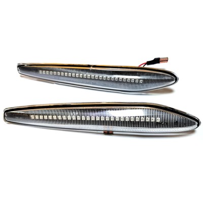 2X SIDE INDICATOR TURN SIGNAL LIGHT LAMPS For Alfa Romeo 159 2005-2012 Clear