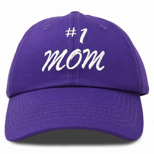 DALIX #1 Mom Hat Number One Mothers Day Gift Embroidered Baseball Cap - Picture 104 of 139