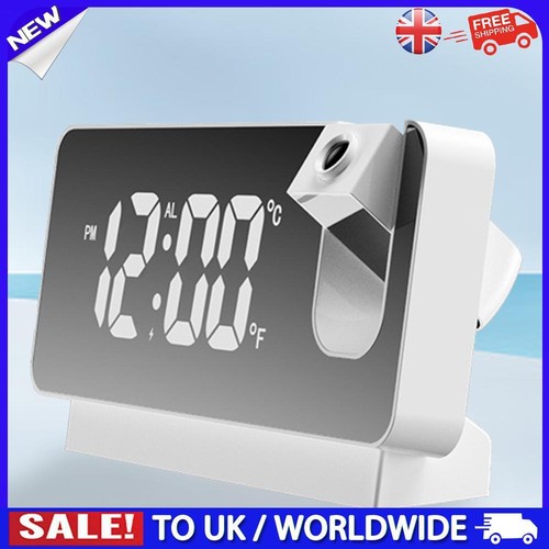  Digital Projection Alarm Clock Desktop Clocks Multifunctional for