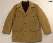 Richman Brothers Vintage Jacket Corduroy Faux Fur Lined Coat Size 40