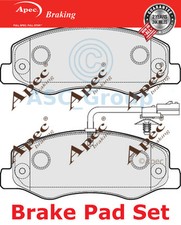 Apec Hintere Bremsbeläge Satz OE Qualität Ersatz Mit Kleidung Blinker PAD1783