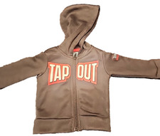 Official WWE Tap Out Full Zip Hoodie Sweatshirt Tapout Jacket Size 0-3 M T139 