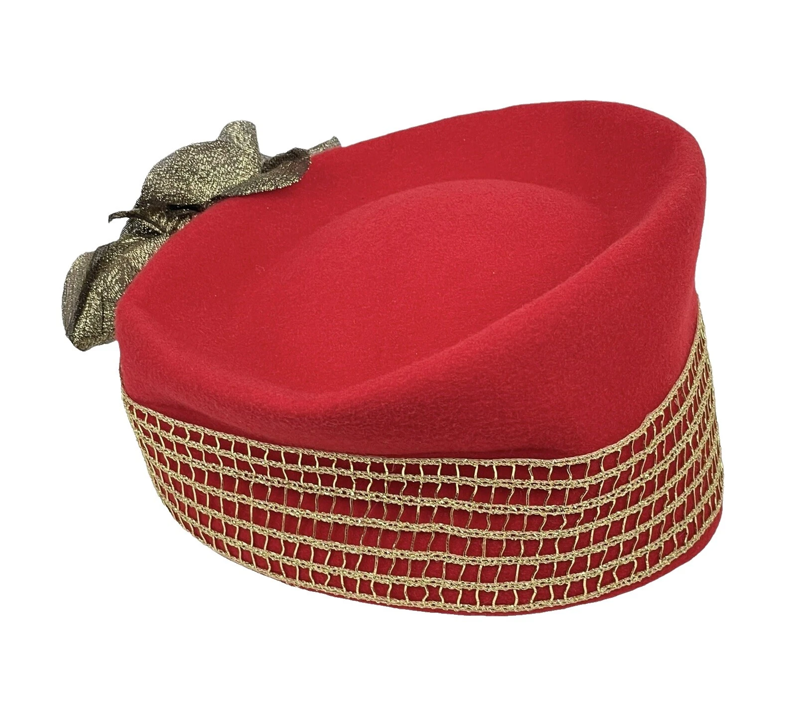 Pillbox 100% Wool Vintage Hats for Women