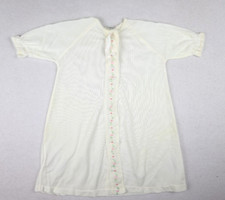 VINTAGE IVORY WHITE NYLON NIGHTGOWN - DAPPER-DO ORIGINALS - INFANT