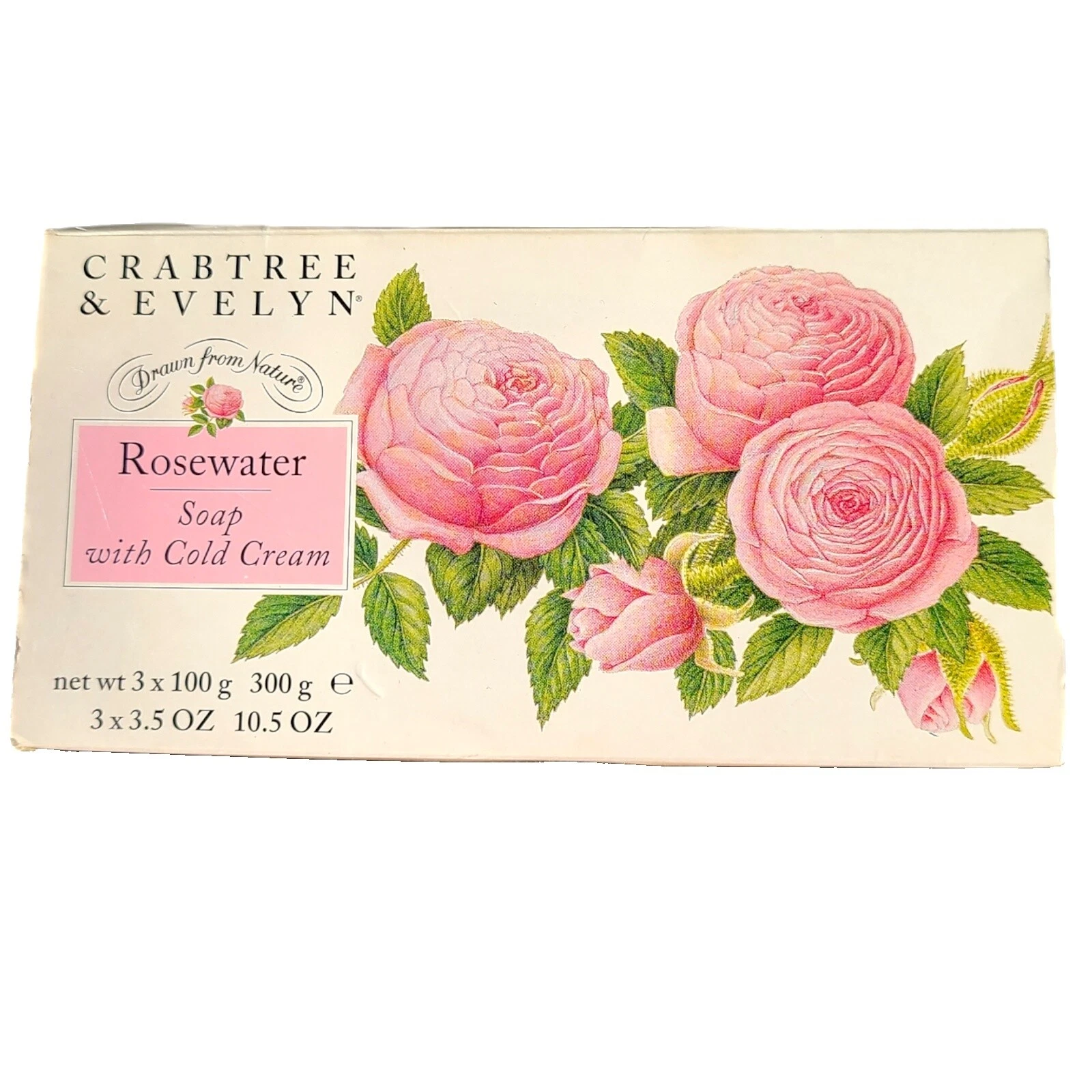 Fragancia de Rosa Crabtree & Evelyn Cuerpo Bar Soaps
