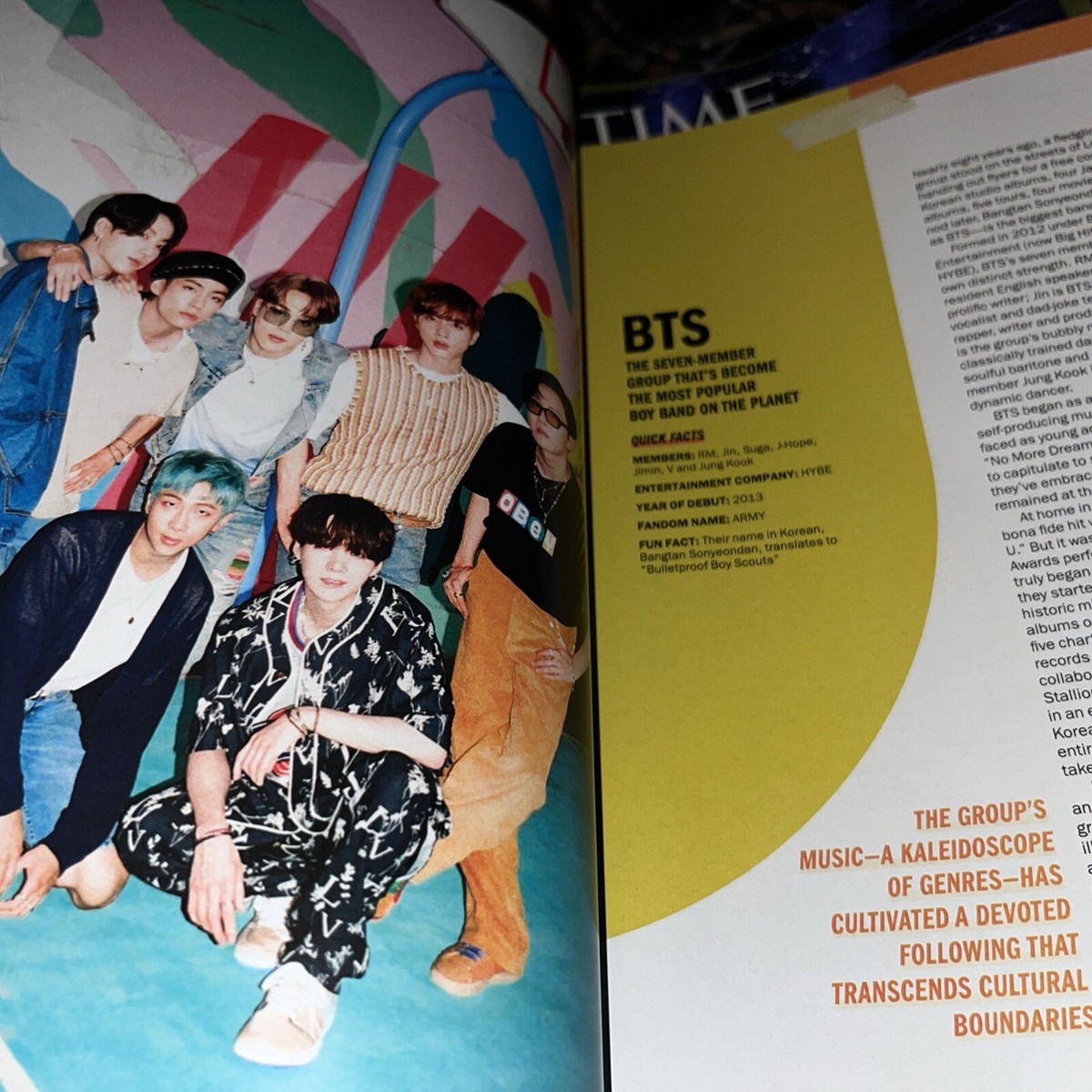 FOR THE LOVE OF K-POP magazine - TIME Special ,BTS,Black Pink ,Red