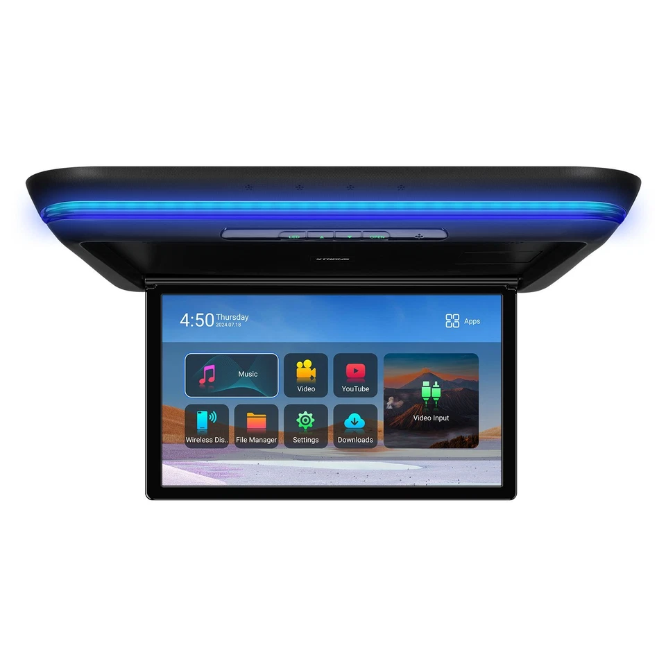 15,6 Zoll Elektromotor Octa-Core Android Car TV Flip Down Monitor mit FHD-Bildsc - Bild 2 von 4