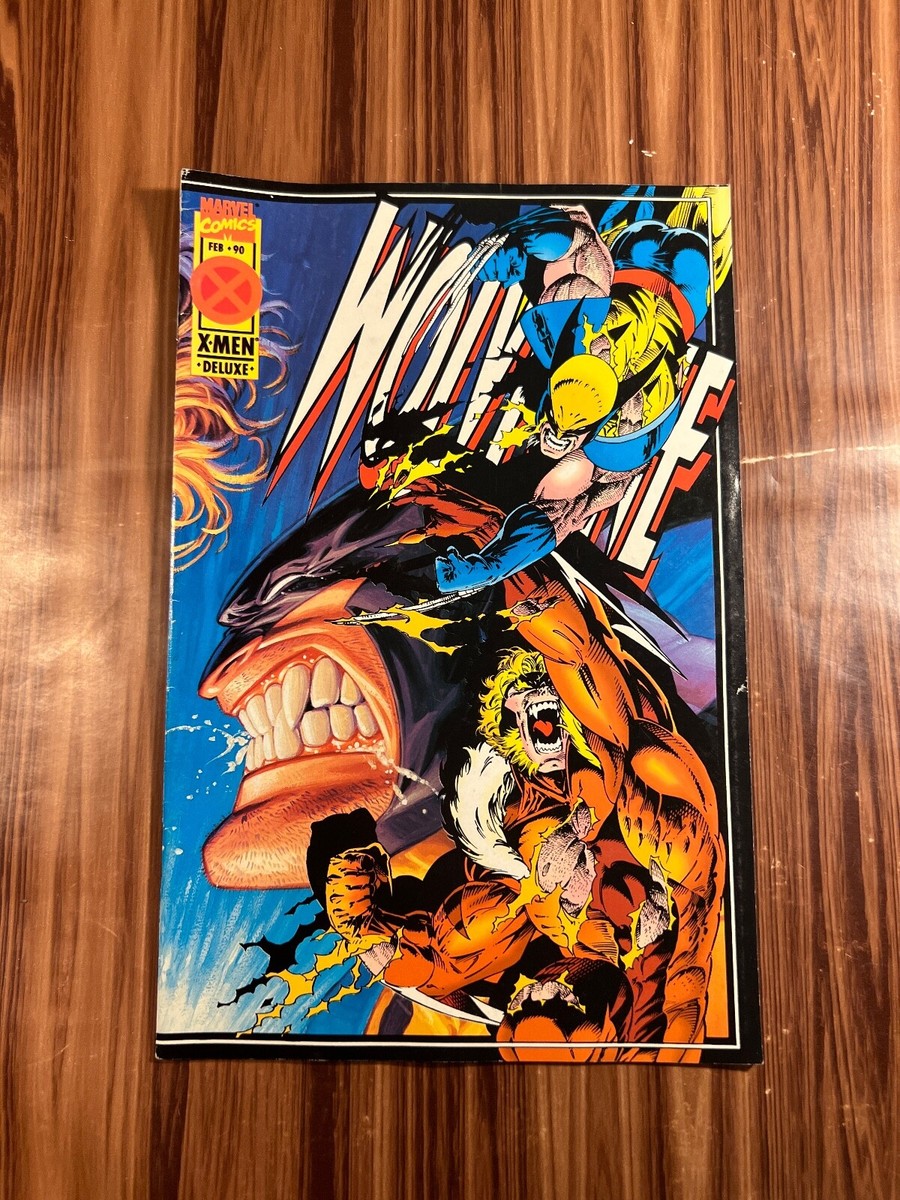 Wolverine #90 Marvel X-Men Deluxe 1995 Newsstand Wrap Around Cover