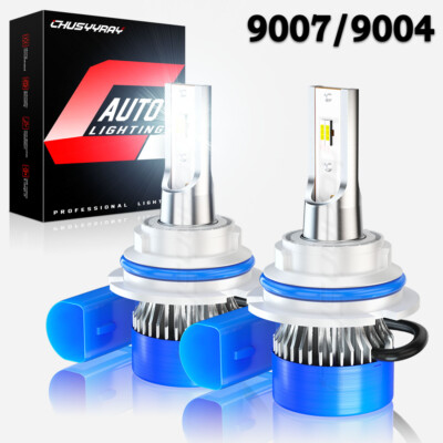 2* LED Headlight High Low Bulbs Kit White For Ford Mustang Gt Svt Cobra 1994-04