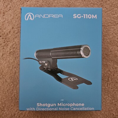 Andrea Communications SG-110M gerichtetes Schrotflintenmikrofon mit Geräuschunterdrückung VERPACKT