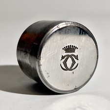 Matrix Grafenkrone Adel Cabrol Werkzeug Handwerk Punze Metall 19.Jh.