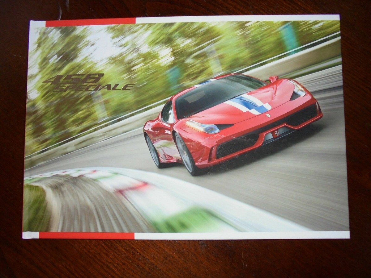 GENUINE Ferrari 458 SPECIALE Brochure Hardback Book -Sealed In