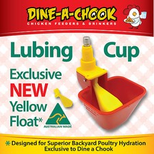 Dine a Chook Lubing Chicken Drinker-Cup-Poultry -Waterer-Nipple-Drinker Feeder