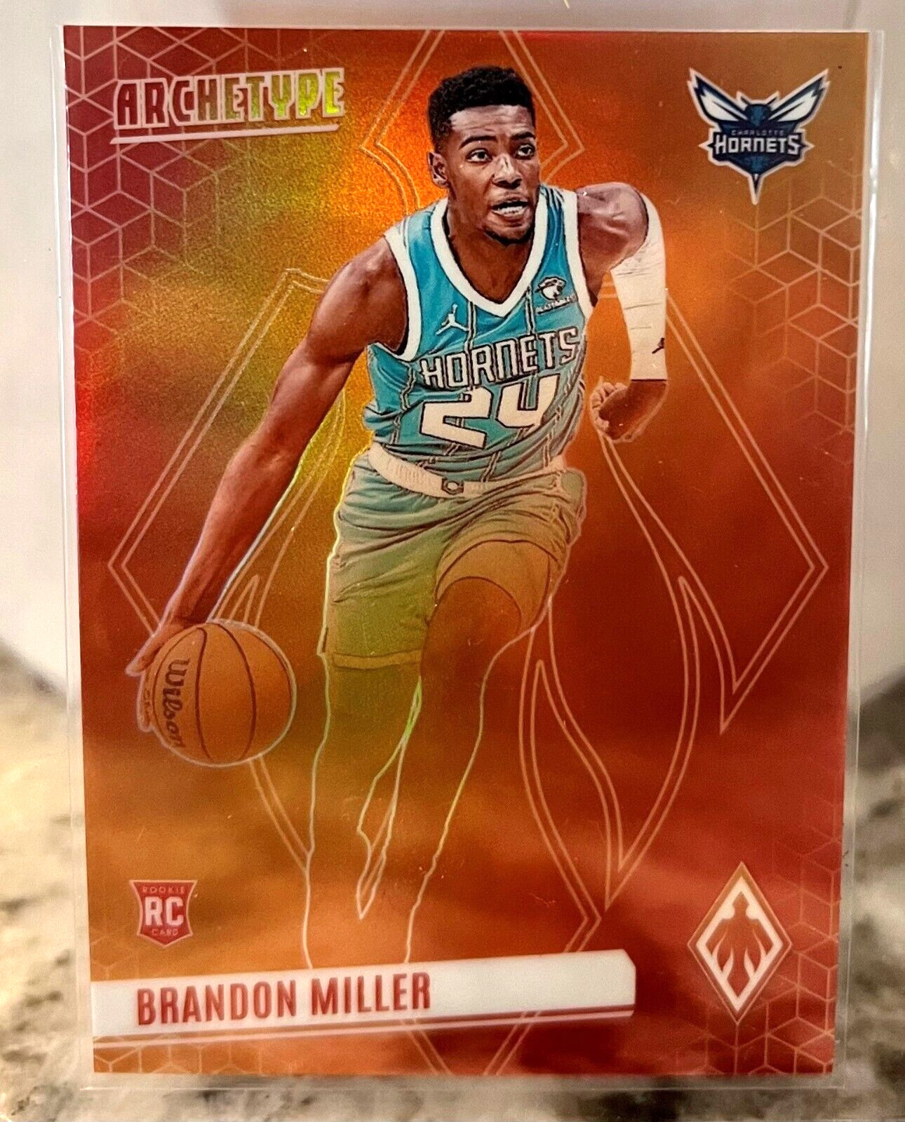 BRANDON MILLER - 2023-24 Panini - Phoenix Archetype #20 Hornets RC Case Hit! SSP