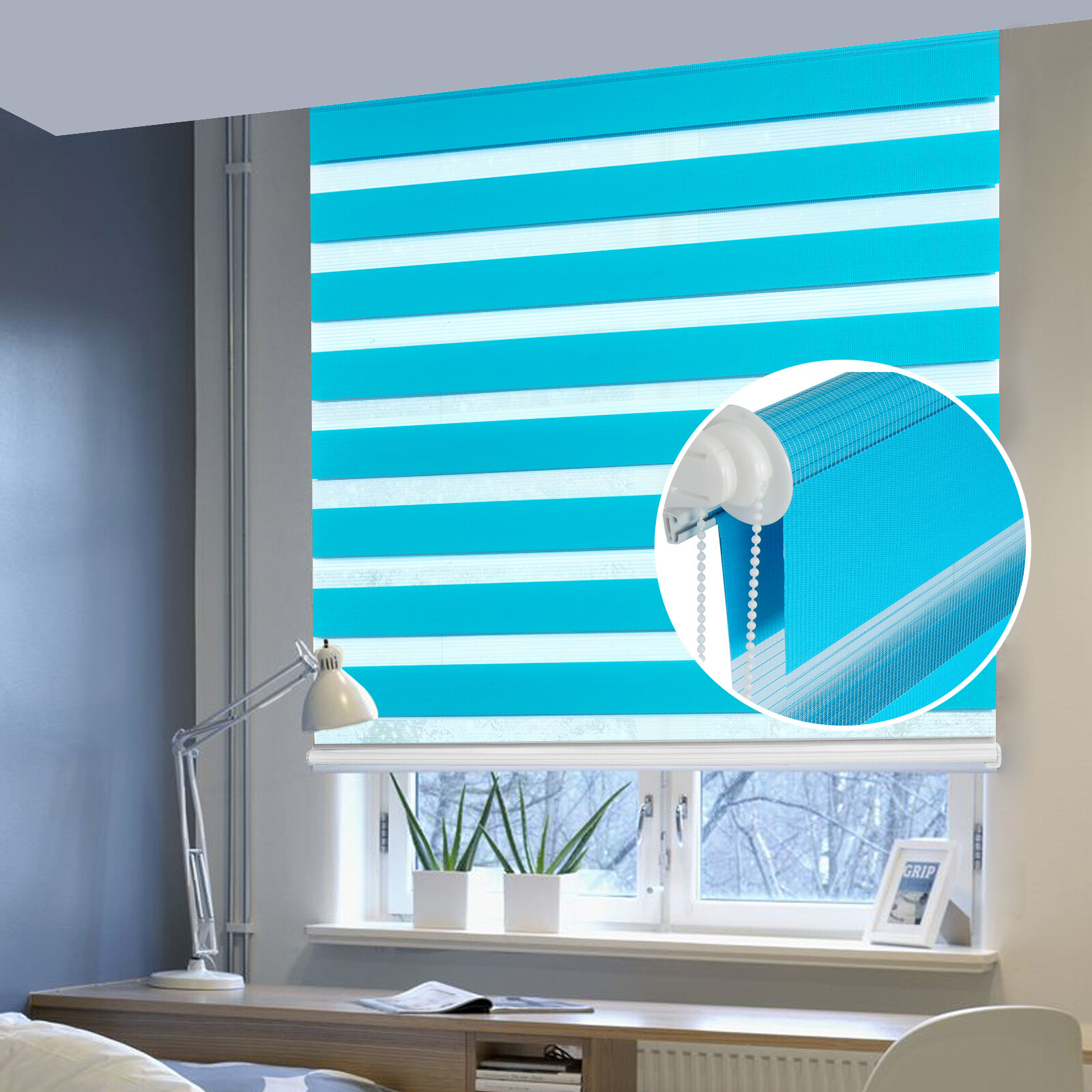 Erstaunlich Fensterrollo Ohne Bohren Bild