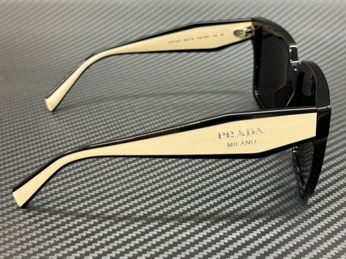 PRADA PR 24ZS 1AB5S0 Black Grey Women's 56 mm Sunglasses